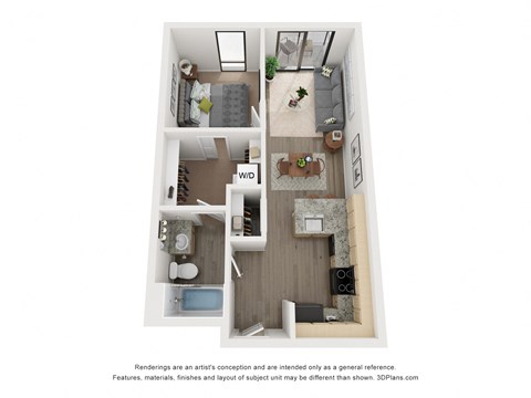 a stylized floor plan of a 2103 sqft apartment